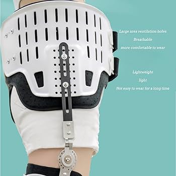 膝足首足装具装具　ヒップウォーキングブレース膝手術 右足用 Amazon.co.jp: サポート下肢装具膝足首足装具ブレース ヒップ